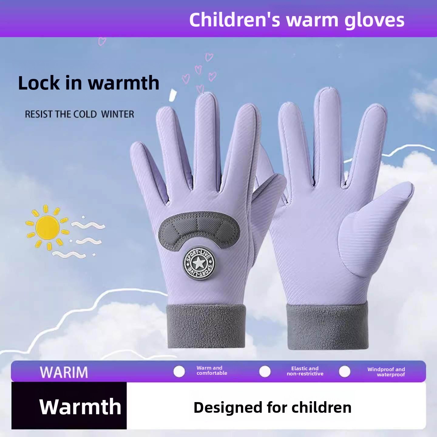 Children's Ski Gloves Winter W - Winter Glove Insulated recensione e prezzo