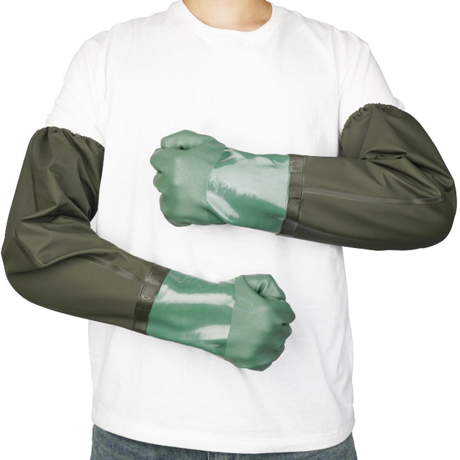 Waterproof Rubber Gloves Long  - Rubber Glove Cleaning recensione e prezzo