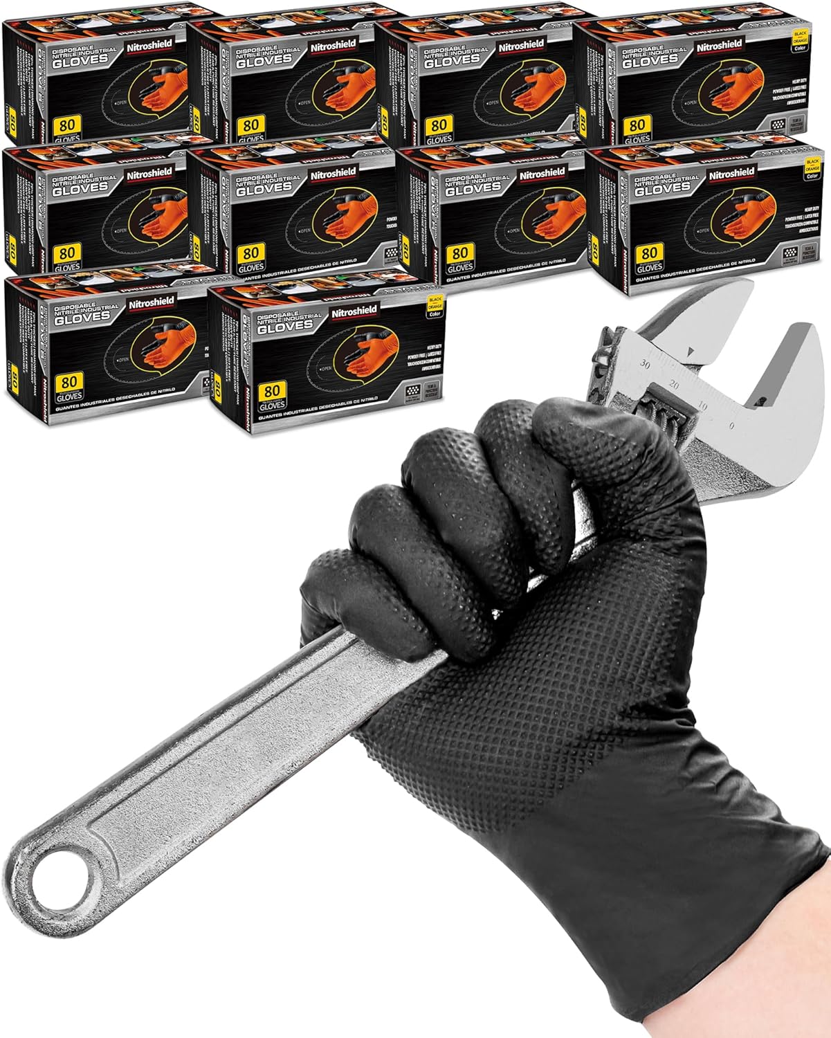 9mil Heavy Duty Disposable Nit - Nitrile Mechanic Glove recensione e prezzo