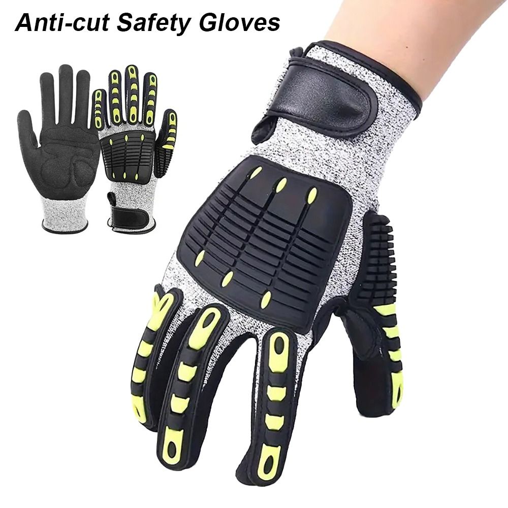 1Pair Anti-vibration Protectio - Nitrile Mechanic Glove recensione e prezzo