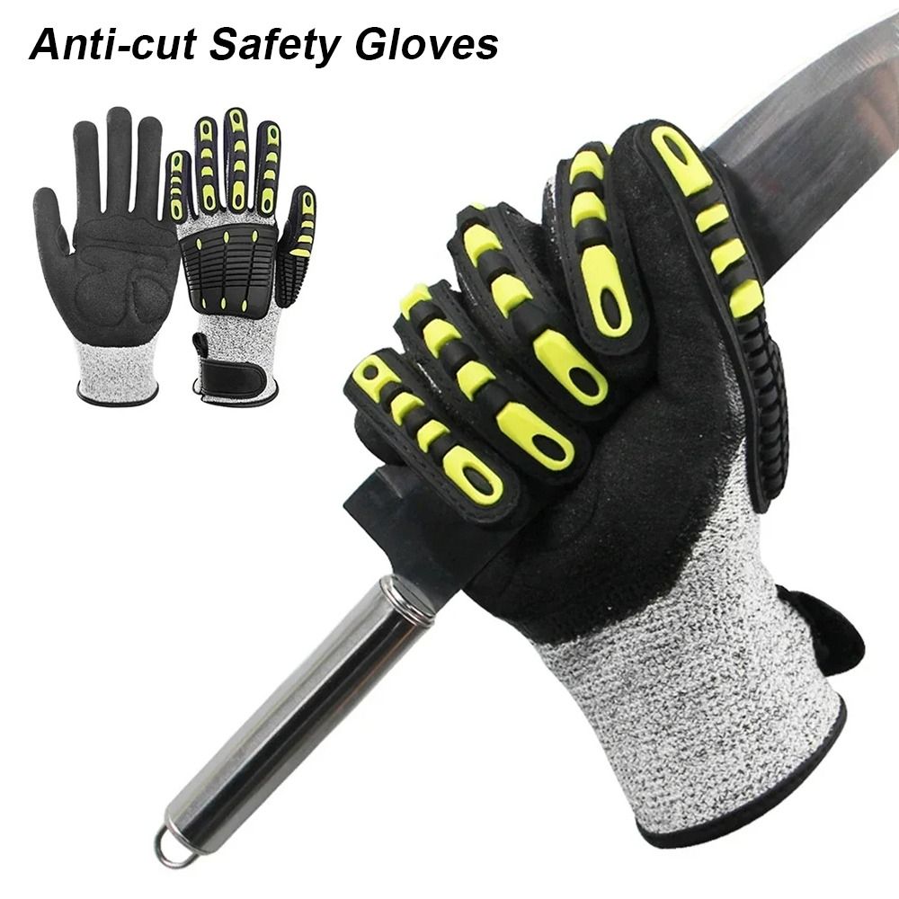 1Pair Anti-vibration Protectio - Nitrile Mechanic Glove recensione e prezzo