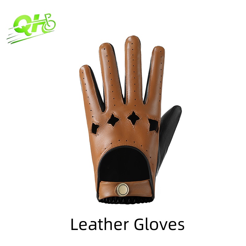 Men Leather Gloves Motorcycle  - Leather Driving Glove recensione e prezzo