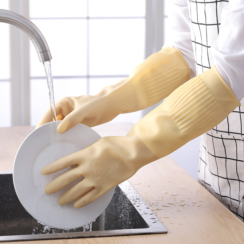 38cm Household Laundry Gloves  - Dish Glove Rubber recensione e prezzo