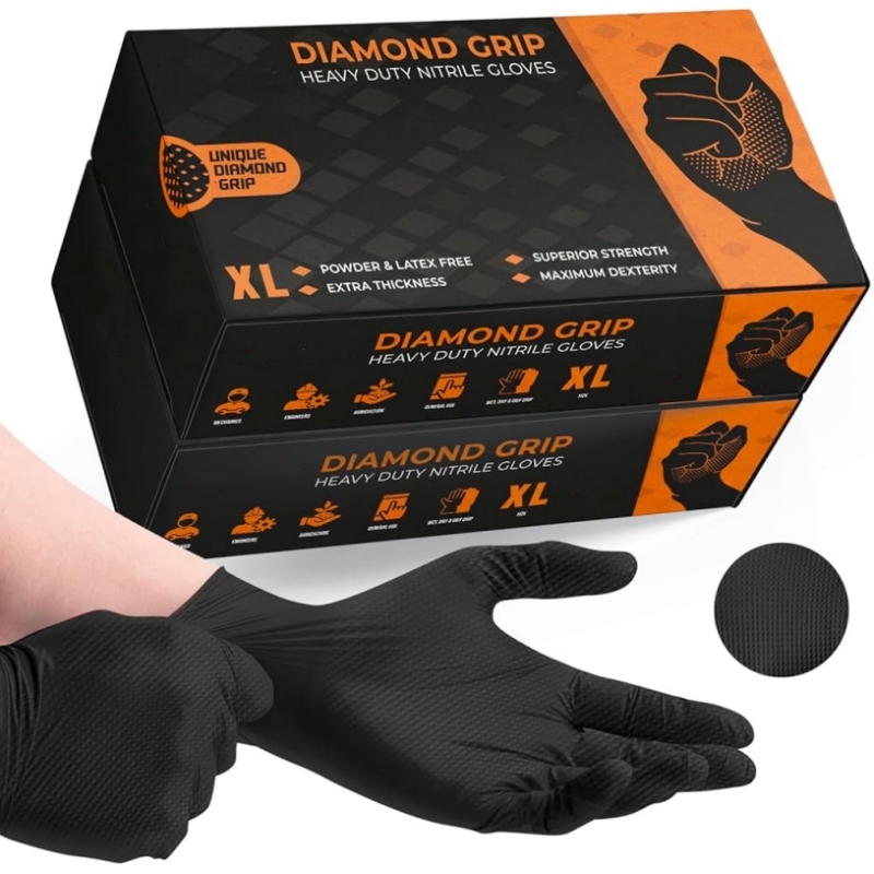 Black Heavy Duty Nitrile Dispo - Nitrile Mechanic Glove recensione e prezzo