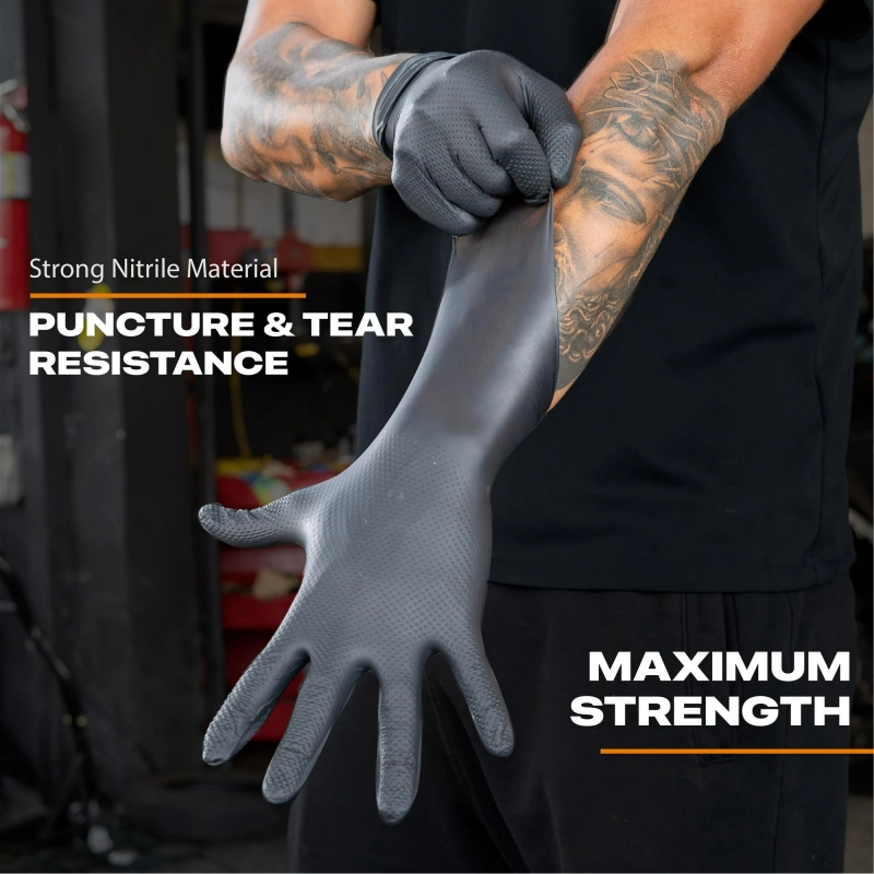 Black Heavy Duty Nitrile Dispo - Nitrile Mechanic Glove recensione e prezzo