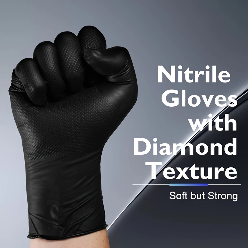 Black Heavy Duty Nitrile Dispo - Nitrile Mechanic Glove recensione e prezzo