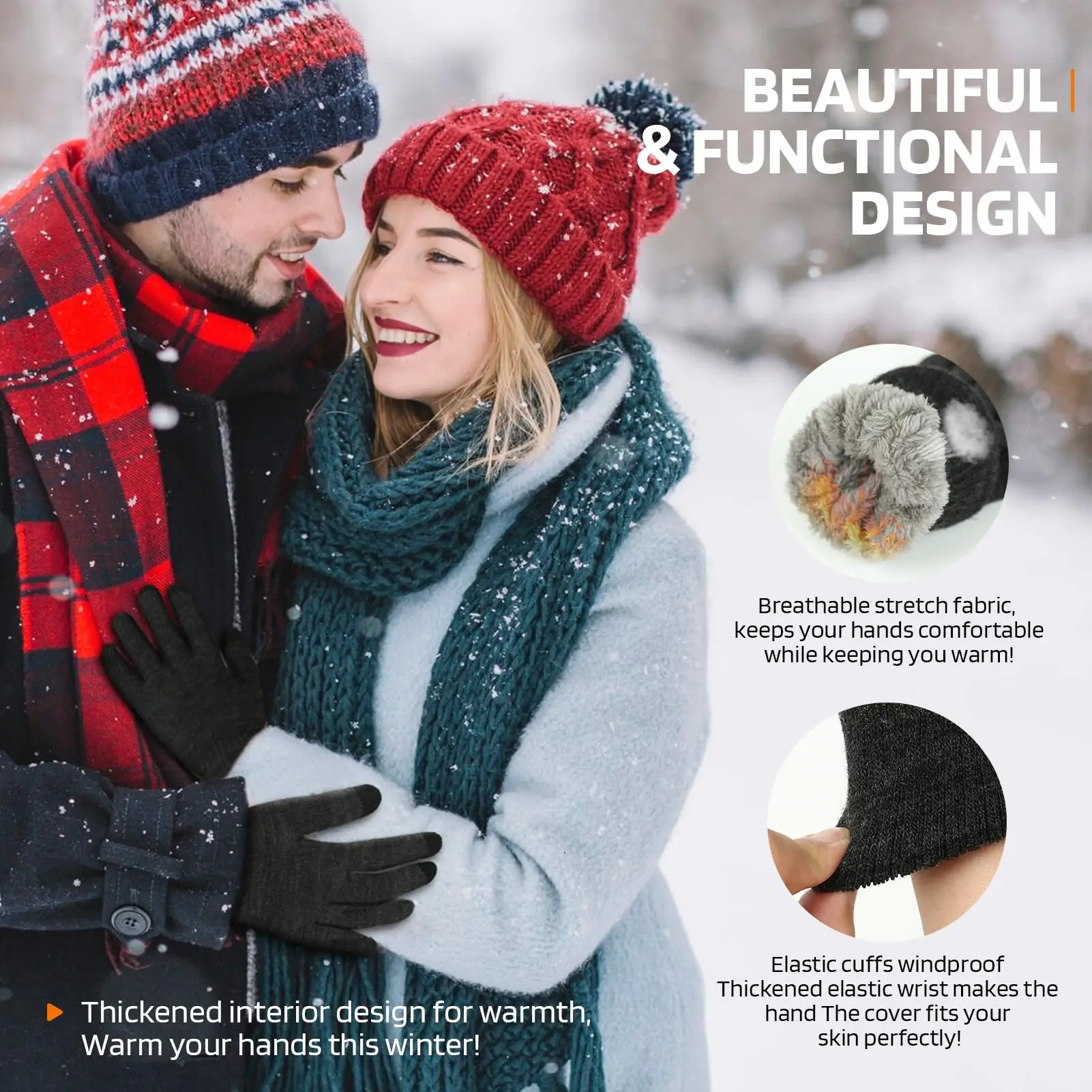 1-5Pairs Winter Outdoor Sports - Magic Touch Glove recensione e prezzo