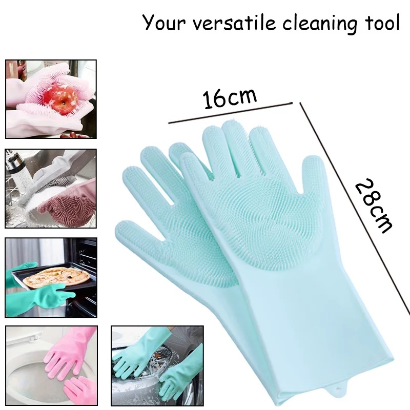 Silicone dishwashing gloves, h - Dish Glove Rubber recensione e prezzo