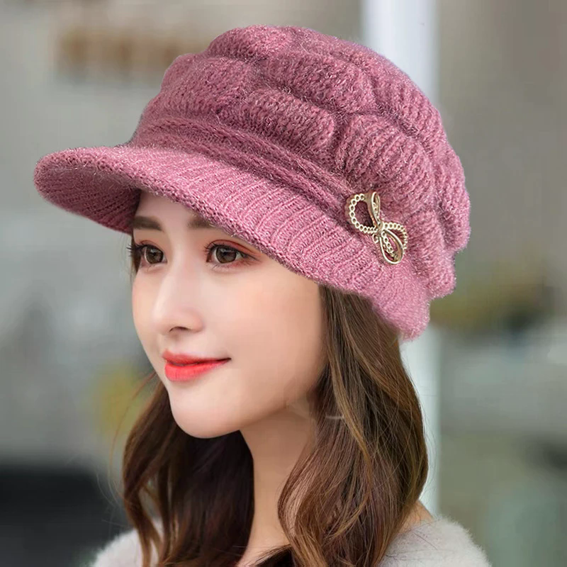 Winter Warm Hat Knitted Hat Ca - Wool Glove Lined recensione e prezzo