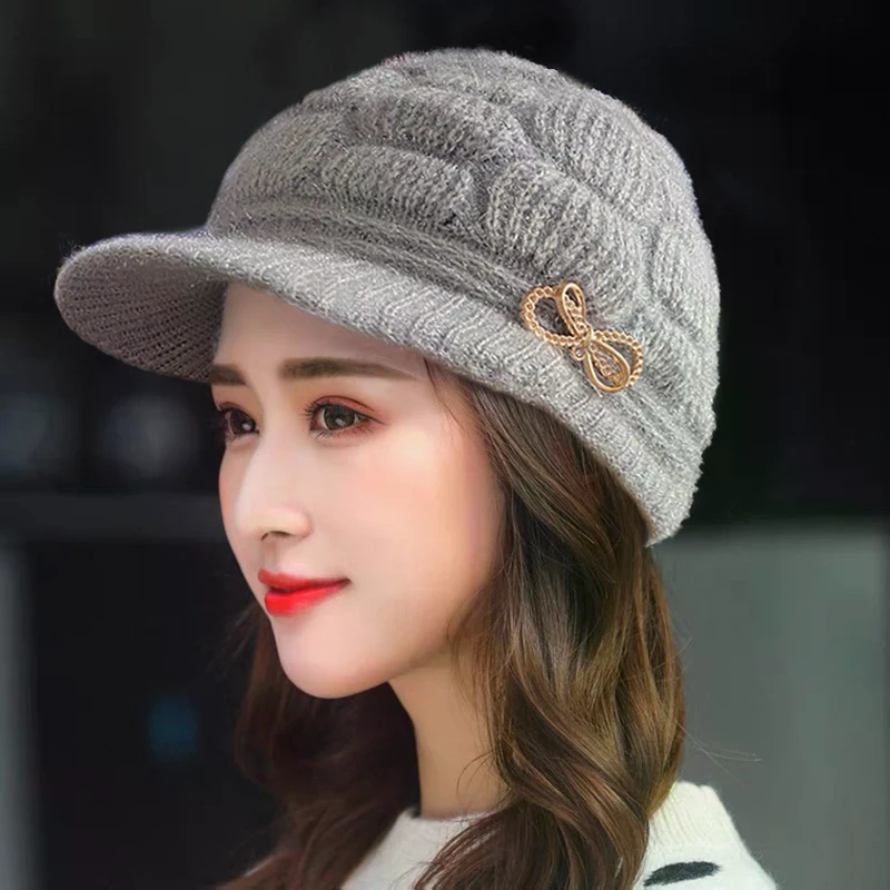 Winter Warm Hat Knitted Hat Ca - Wool Glove Lined recensione e prezzo