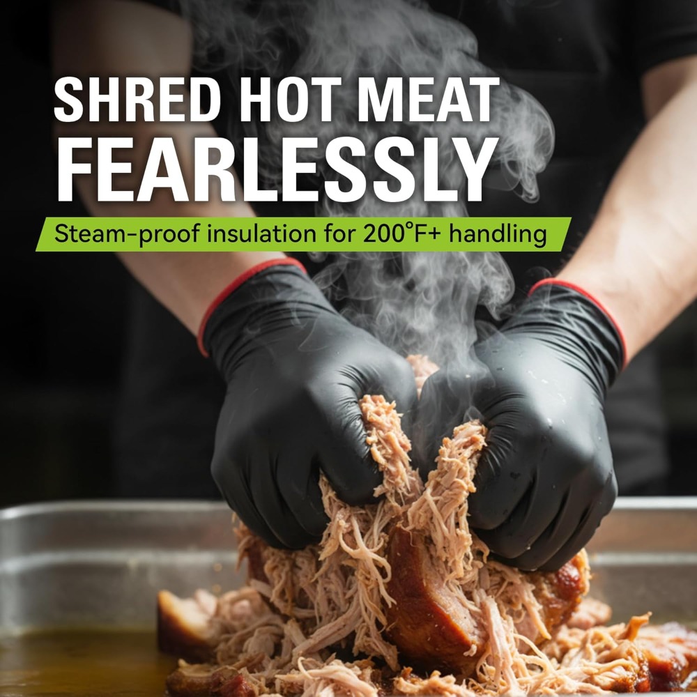BBQ Gloves, 6 Heat Resistant C - Heat Resistant Glove recensione e prezzo