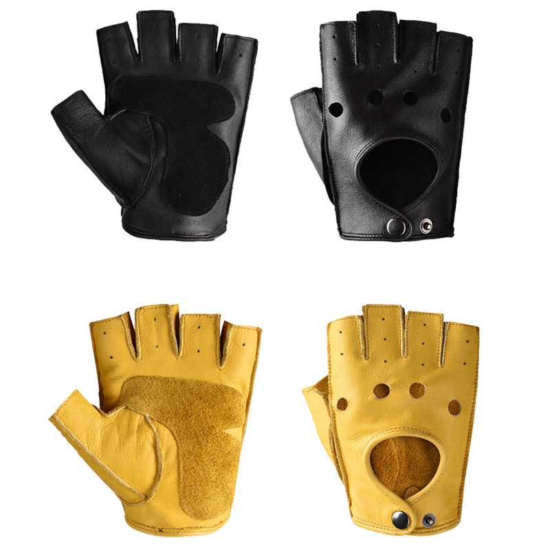 Leather Gloves Men's Half Fing - Leather Driving Glove recensione e prezzo