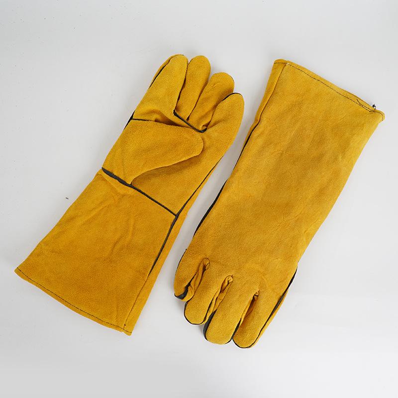 1 Pair 40Cm Welding Leather Gl - Heat Resistant Glove recensione e prezzo