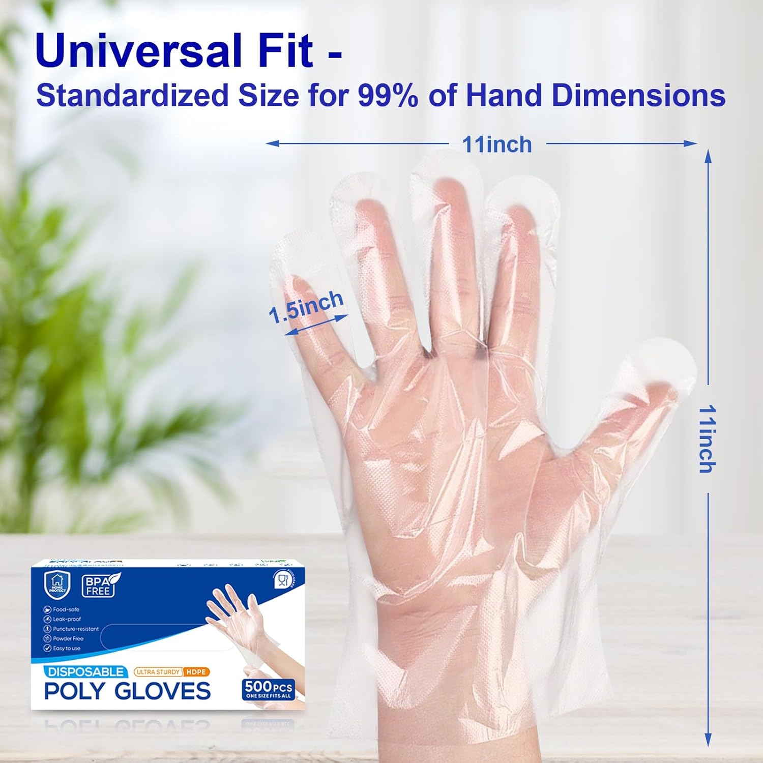 500 Pcs Disposable Food Prep G - Latex Disposable Glove recensione e prezzo