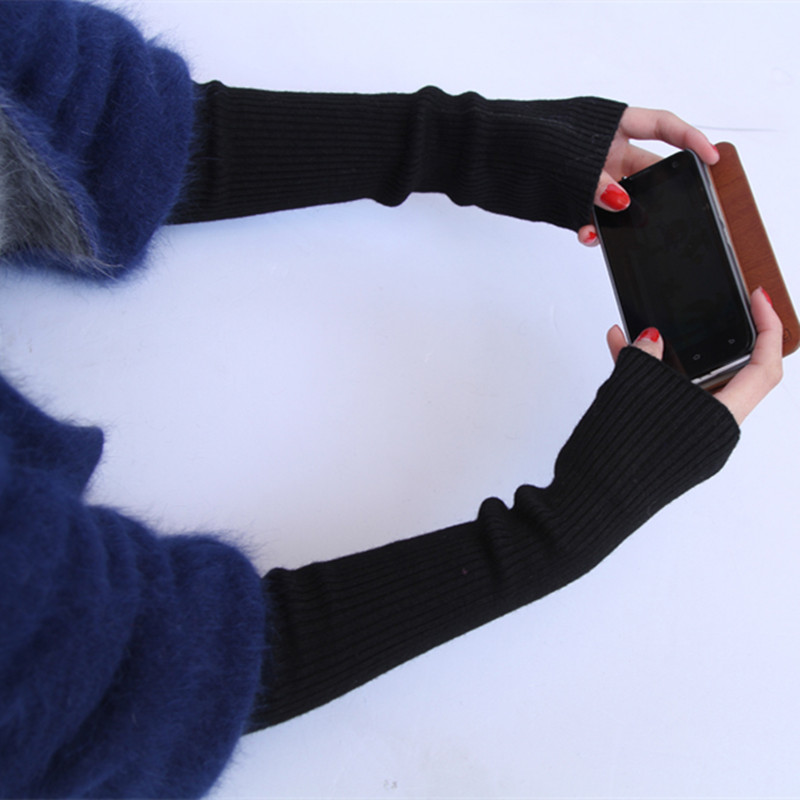 Wholesale Autumn Winter 50cm W - Fingerless Glove Knit recensione e prezzo