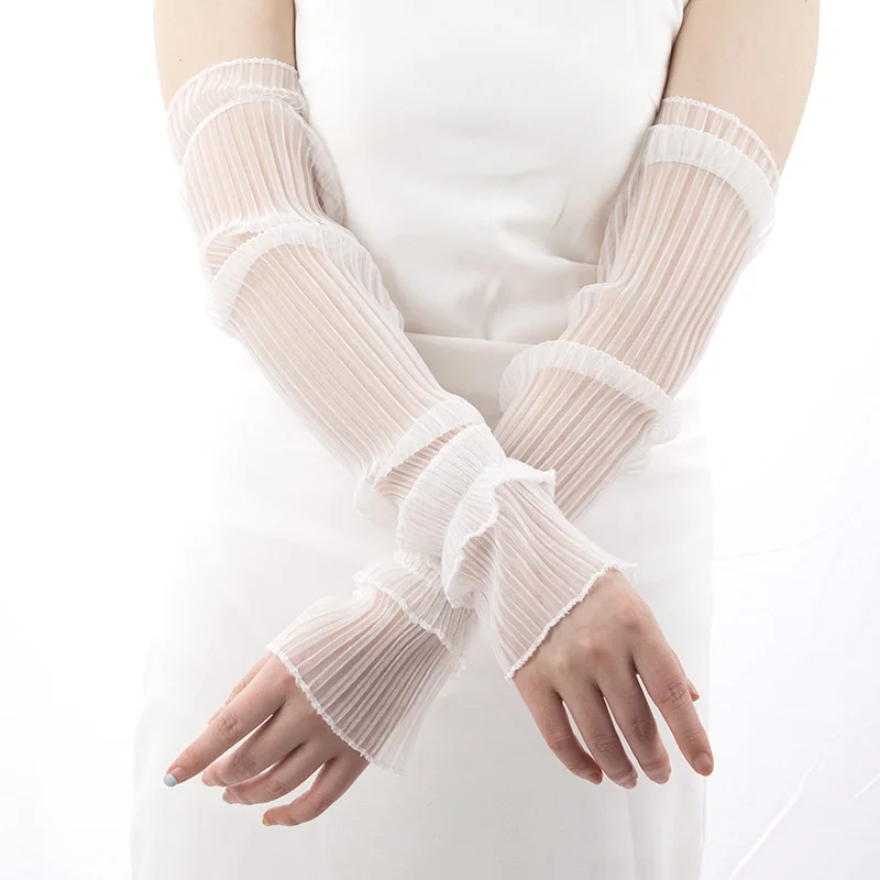 Summer Long Fingerless Gloves  - Fingerless Glove Knit recensione e prezzo