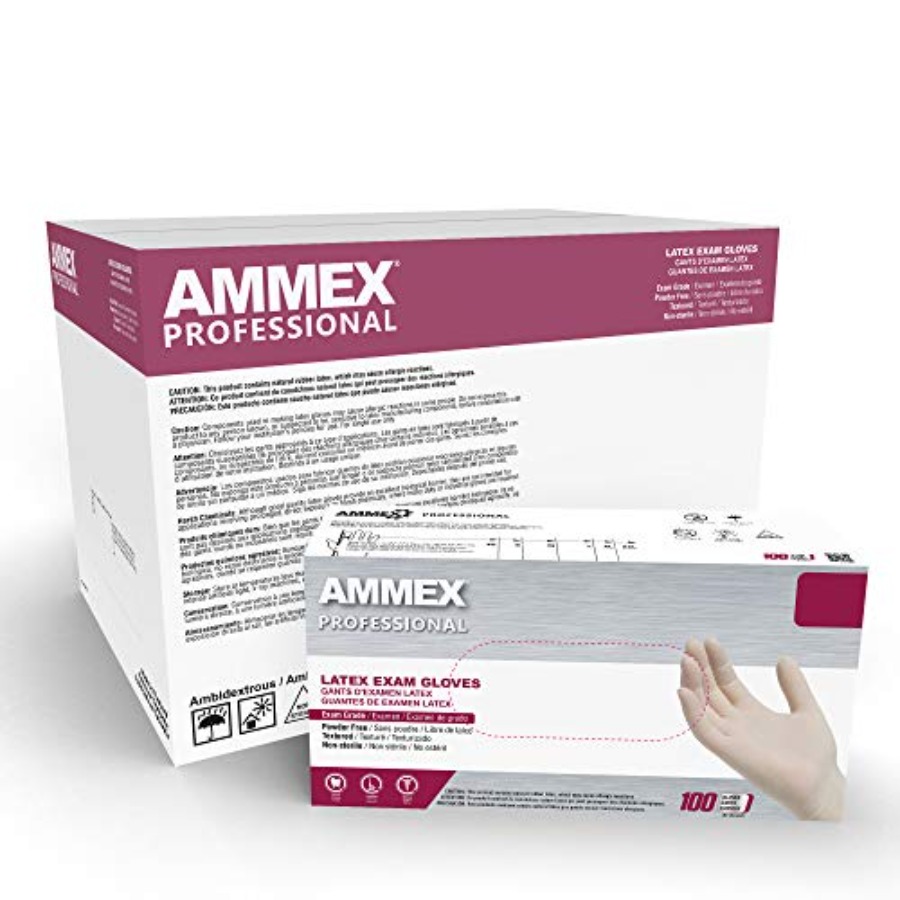 AMMEX White Latex Disposable E - Latex Disposable Glove recensione e prezzo