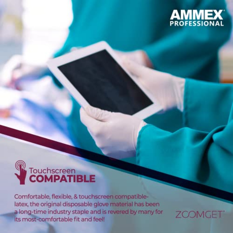 AMMEX White Latex Disposable E - Latex Disposable Glove recensione e prezzo