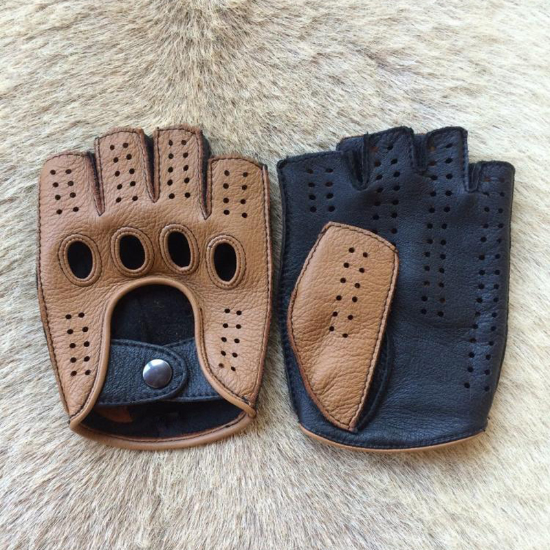 Retro Half Finger Goat Leather - Leather Driving Glove recensione e prezzo