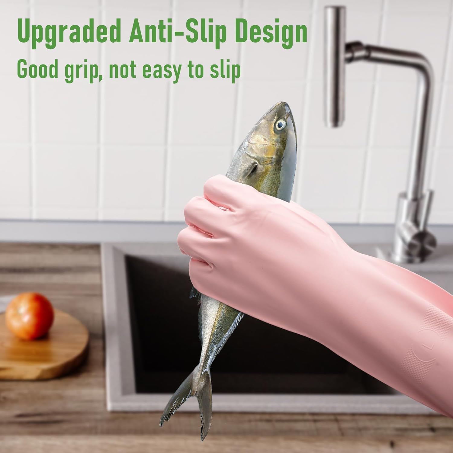 3 Pairs Colorful Rubber Dishwa - Rubber Glove Cleaning recensione e prezzo