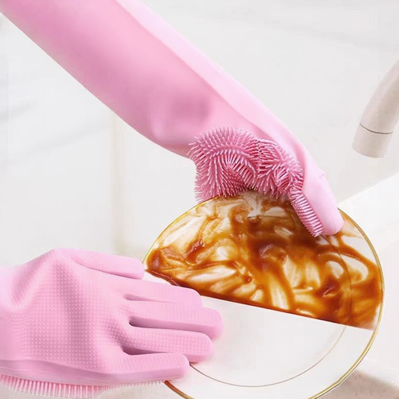 Dishwashing Cleaning Gloves Ma - Dish Glove Rubber recensione e prezzo