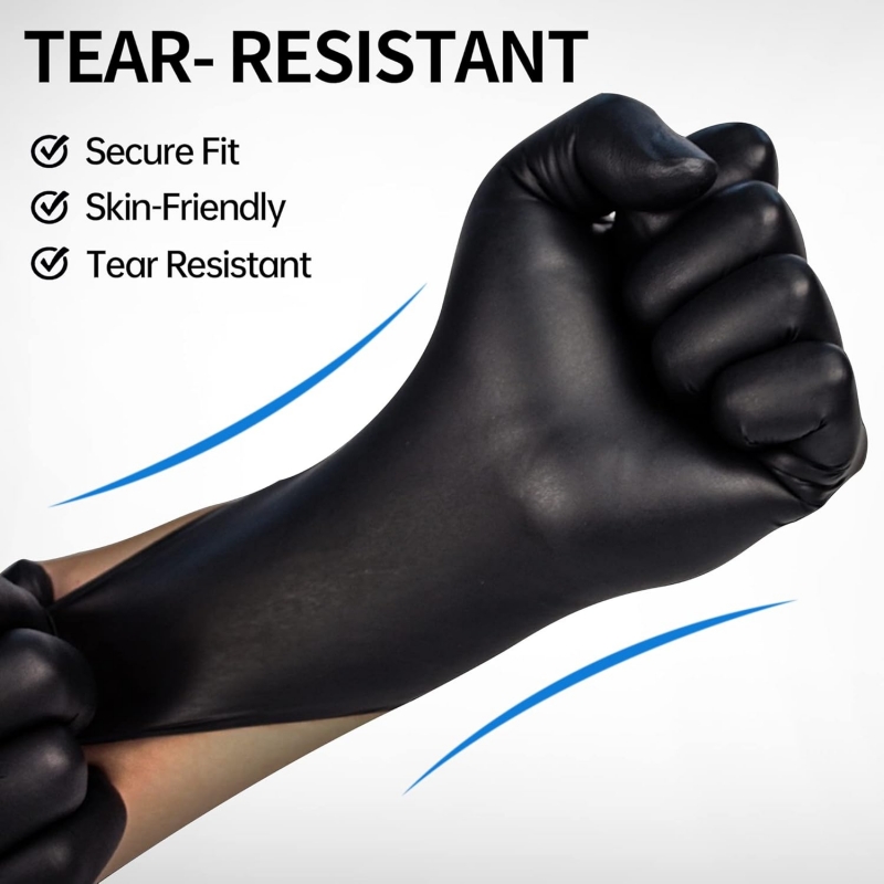 100PCS Black Nitrile Gloves Di - Latex Disposable Glove recensione e prezzo