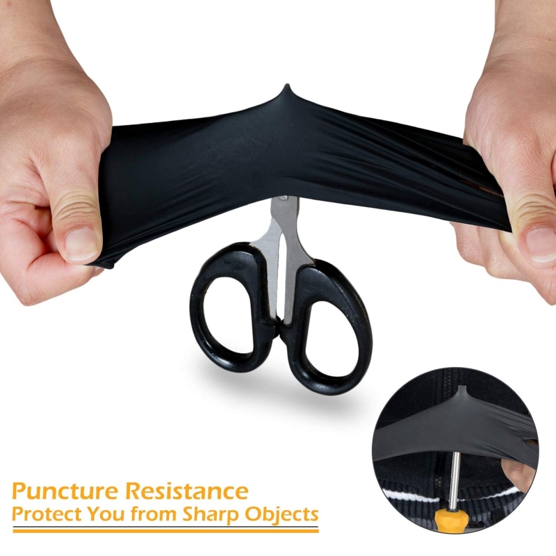 100PCS Black Nitrile Gloves Di - Latex Disposable Glove recensione e prezzo