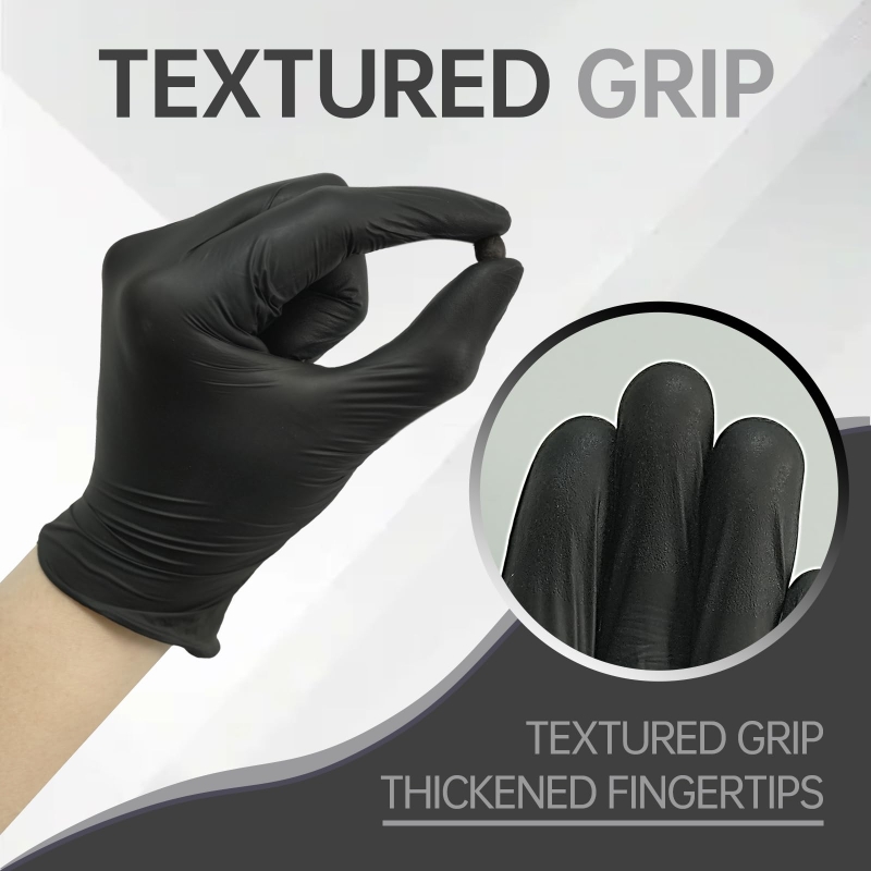 100PCS Black Nitrile Gloves Di - Latex Disposable Glove recensione e prezzo