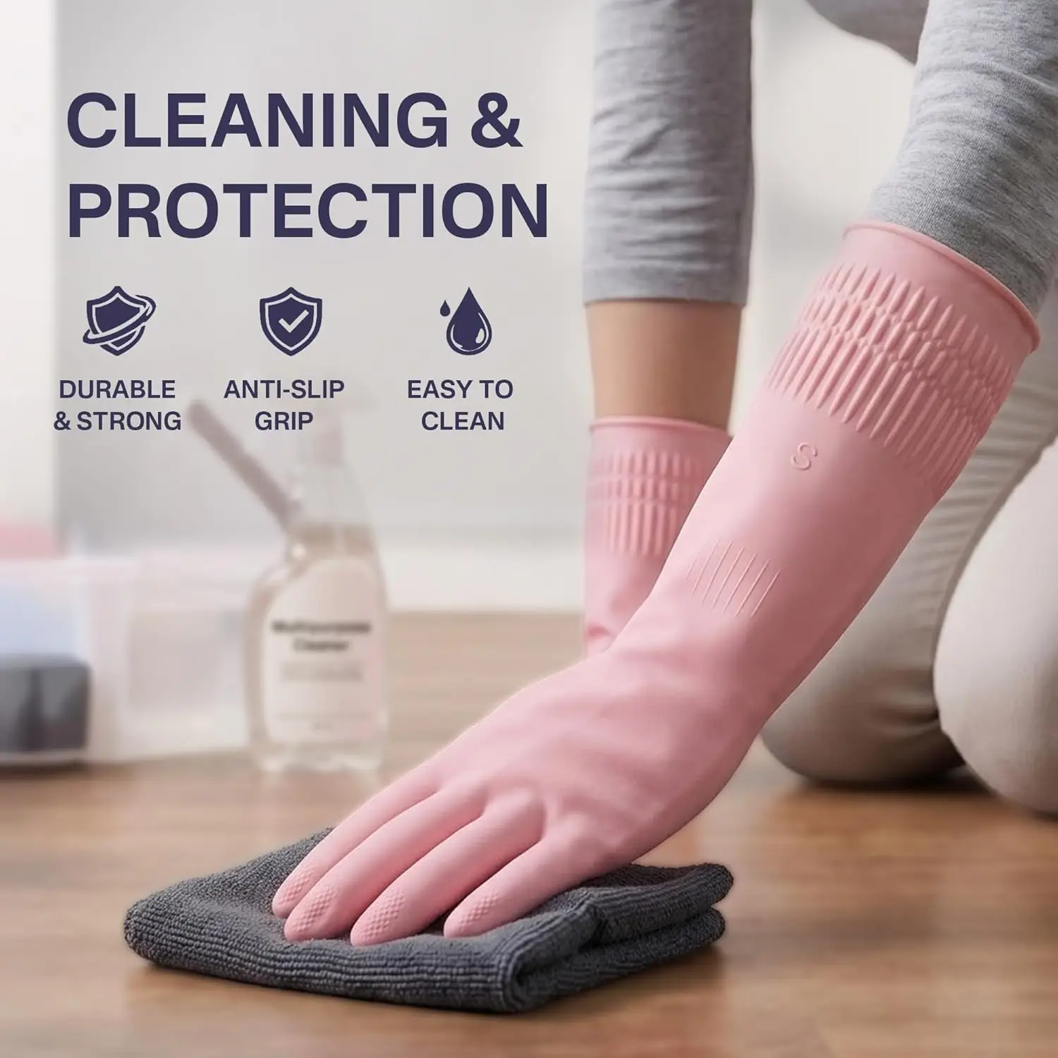Reusable Rubber Dishwashing Gl - Rubber Glove Cleaning recensione e prezzo