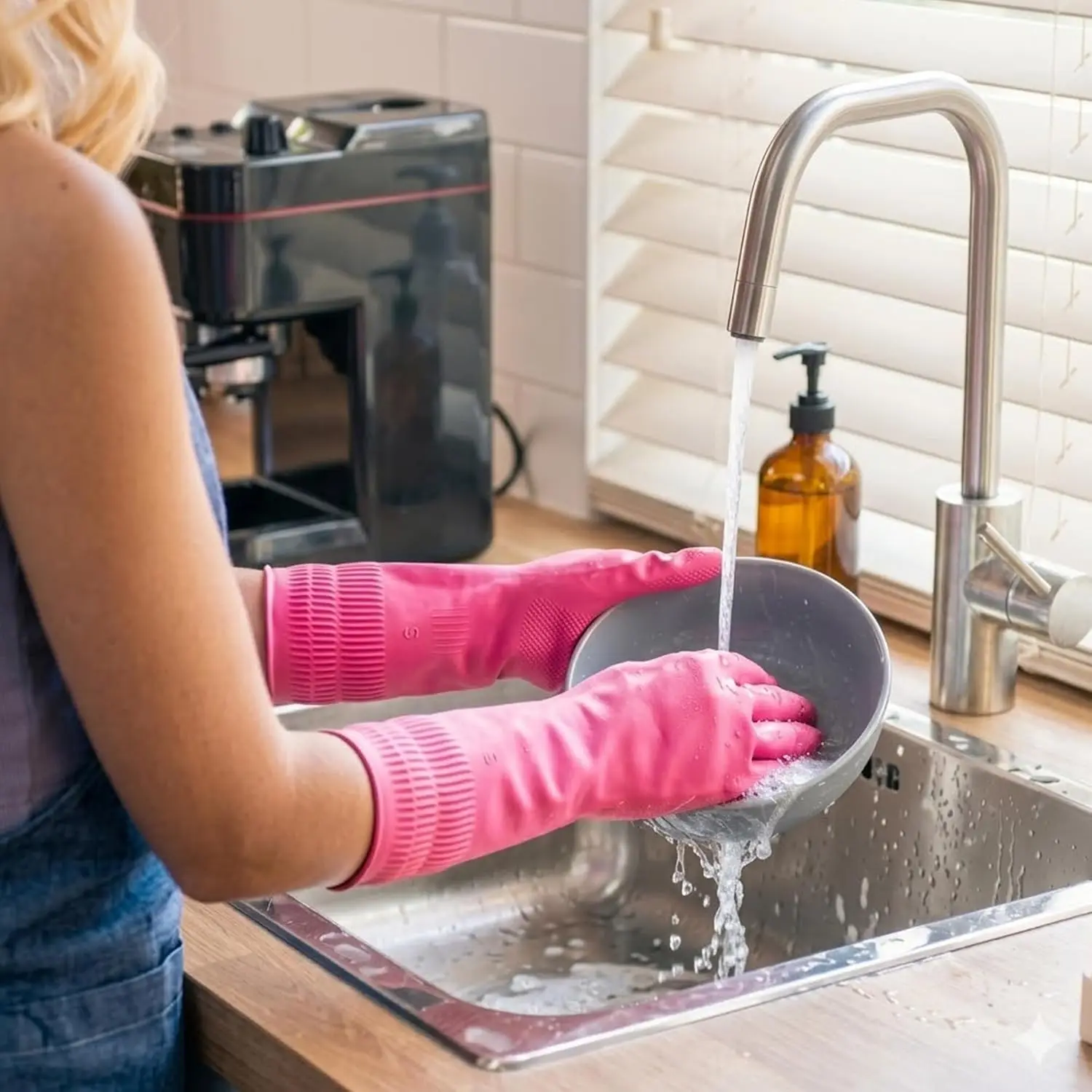 Reusable Rubber Dishwashing Gl - Rubber Glove Cleaning recensione e prezzo