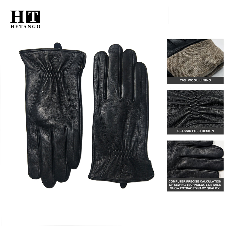  Winter Men's Black Buckskin  - Wool Glove Lined recensione e prezzo