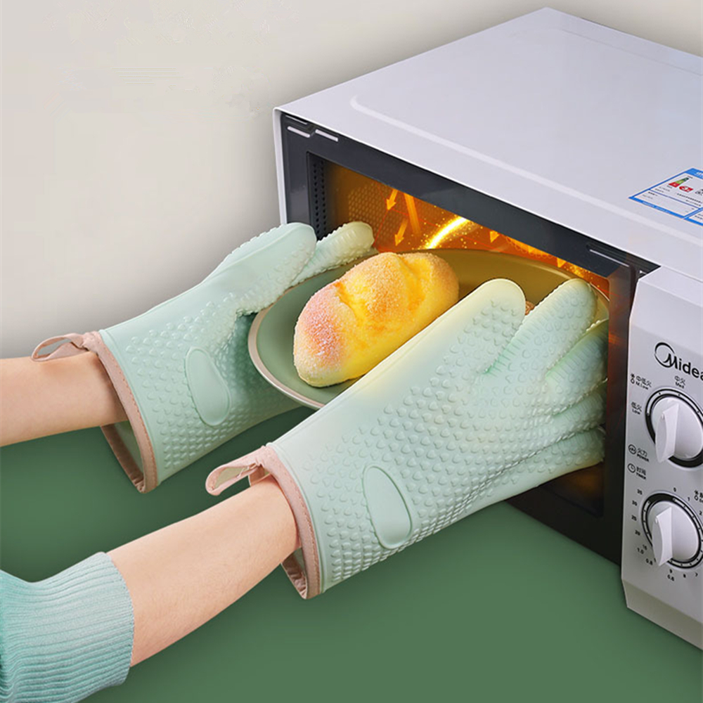 Heat Resistant Silicone Gloves - Oven Mitt Silicone recensione e prezzo