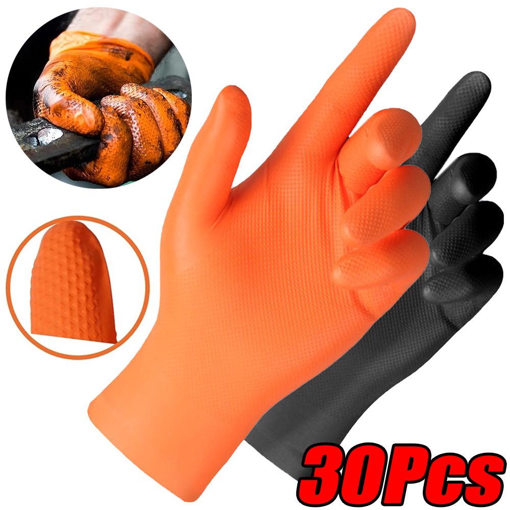 30/10Pcs Thick 8mil Nitrile Gl - Nitrile Mechanic Glove recensione e prezzo